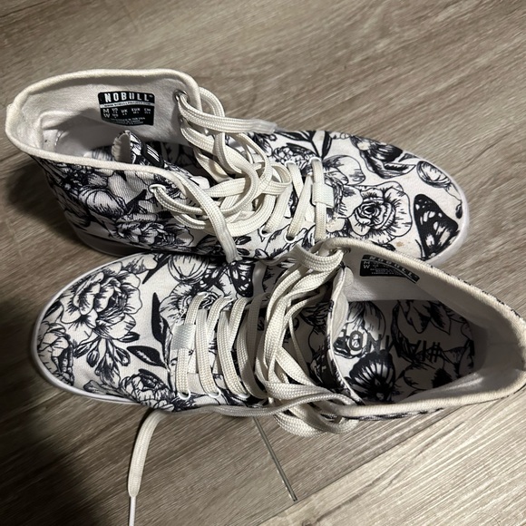 NoBull high top canvas trainers 9w/7.5m - Picture 6 of 8